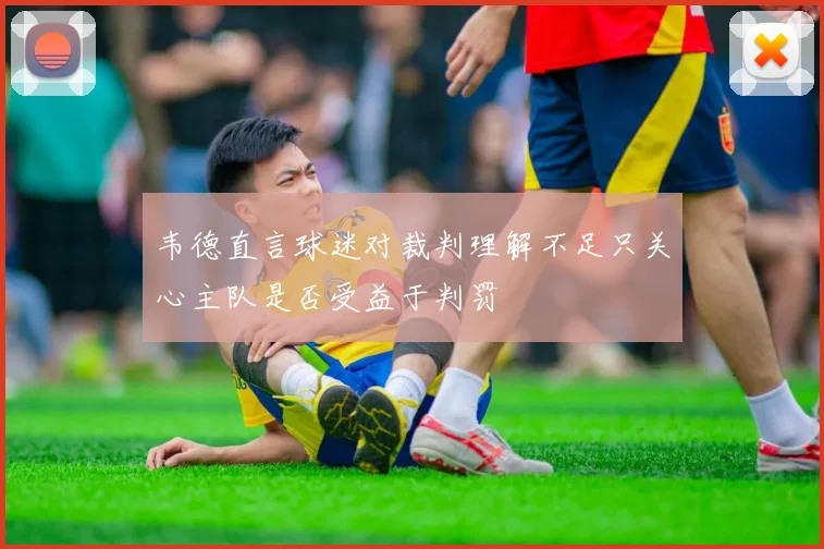 韦德直言球迷对裁判理解不足只关心主队是否受益于判罚